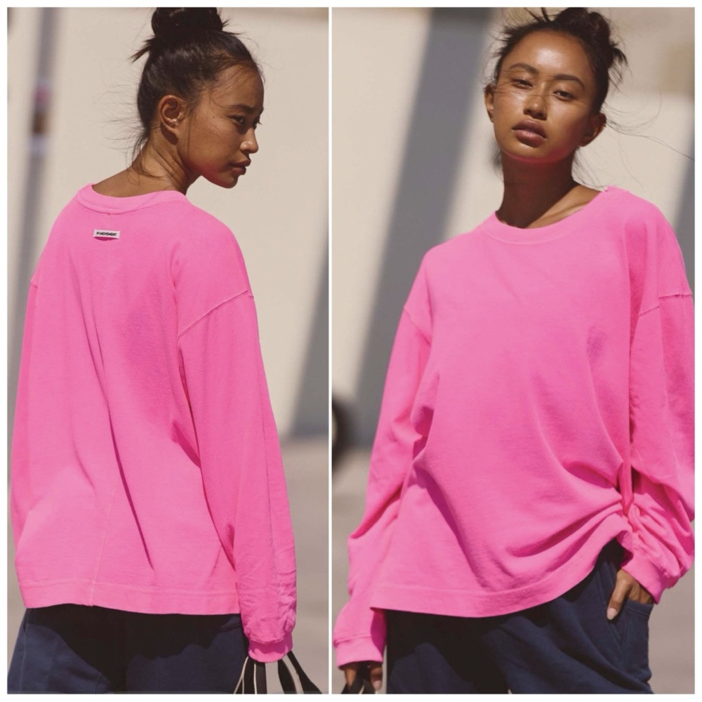 NEW Free People x FP Movement Hustle Layer in Pink - Picture 15 of 15